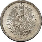Reverse 20 Pfennig 1876 J