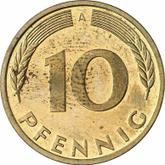 Obverse 10 Pfennig 1992 A