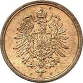 Reverse 1 Pfennig 1874 D