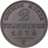 Reverse 2 Pfennig 1872 C