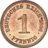 Obverse 1 Pfennig 1896 F