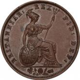 Reverse Halfpenny 1831 WW