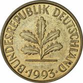 Reverse 10 Pfennig 1993 F