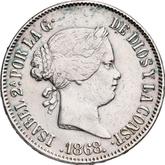 Obverse 50 Centavos 1868