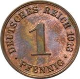 Obverse 1 Pfennig 1913 A