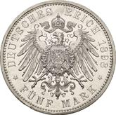 Reverse 5 Mark 1898 A Schaumburg-Lippe
