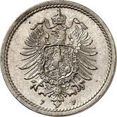 Reverse 5 Pfennig 1875 F