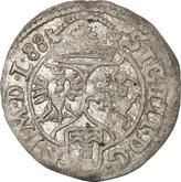 Reverse Schilling (Szelag) 1588 IF Poznań Mint