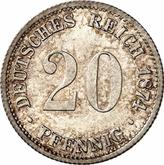 Obverse 20 Pfennig 1874 B