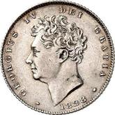 Obverse Sixpence 1828
