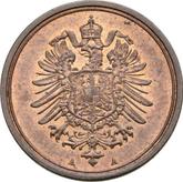 Reverse 1 Pfennig 1887 A