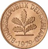 Reverse 2 Pfennig 1979 G
