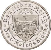 Obverse 3 Reichsmark 1930 E Vogelweide