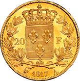 Reverse 20 Francs 1817 A