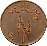 Obverse 5 Pennia 1906