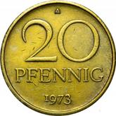 Obverse 20 Pfennig 1973 A