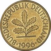 Reverse 10 Pfennig 1996 D