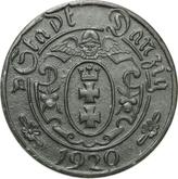 Obverse 10 Pfennig 1920 Small "10"