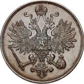 Obverse 3 Kopeks 1860 ВМ Warsaw Mint