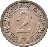 Obverse 2 Reichspfennig 1924