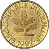 Reverse 10 Pfennig 1992 F