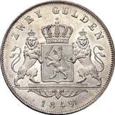 Reverse 2 Gulden 1849