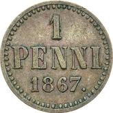Reverse 1 Penni 1867