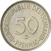Obverse 50 Pfennig 1971 D