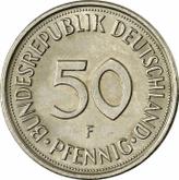 Obverse 50 Pfennig 1981 F