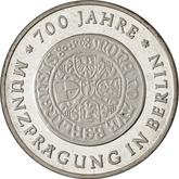 Obverse 10 Mark 1981 Pattern Berlin Coinage
