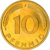 Obverse 10 Pfennig 1997 J
