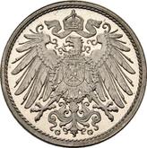 Reverse 10 Pfennig 1904 G