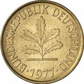 Reverse 5 Pfennig 1977 F