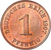 Obverse 1 Pfennig 1907 A