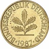 Reverse 10 Pfennig 1987 G