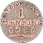 Obverse 1 Pfennig 1842 A