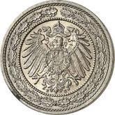 Reverse 20 Pfennig 1890 E