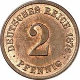 Obverse 2 Pfennig 1876 A
