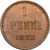 Reverse 1 Penni 1873