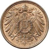 Reverse 1 Pfennig 1916 F