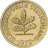 Reverse 5 Pfennig 1972 D