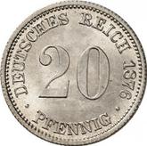 Obverse 20 Pfennig 1876 A
