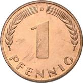 Obverse 1 Pfennig 1949 D Bank deutscher Länder