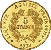Reverse 5 Francs 1878 A