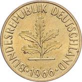 Reverse 10 Pfennig 1966 J