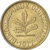 Reverse 5 Pfennig 1977 D