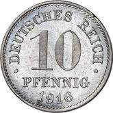 Obverse 10 Pfennig 1916 F