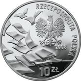 Obverse 10 Zlotych 2008 MW AN 40th Anniversary - March 1968