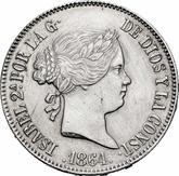 Obverse 10 Reales 1864