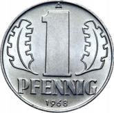Obverse 1 Pfennig 1968 A